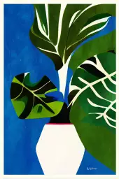 Green Wilderness - affiche nature morte