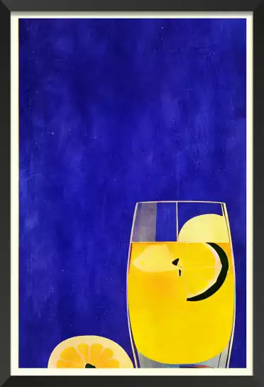 Ice Cold Lemonade - affiche fruits et legumes