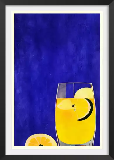 Ice Cold Lemonade - affiche fruits et legumes