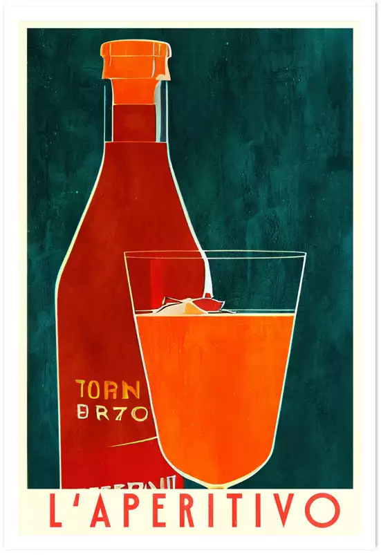 L'Aperitivo - affiche boisson