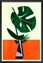 La Petite Plante Verte - tableau palmier