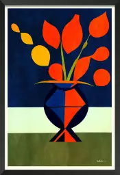 Les Fleurs Magnifiques - affiche nature morte