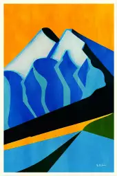 Mont Blanc 1931 - paysage montagne