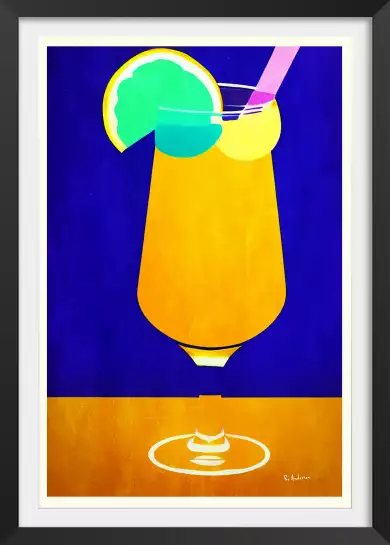 Pina Colada - affiche boisson