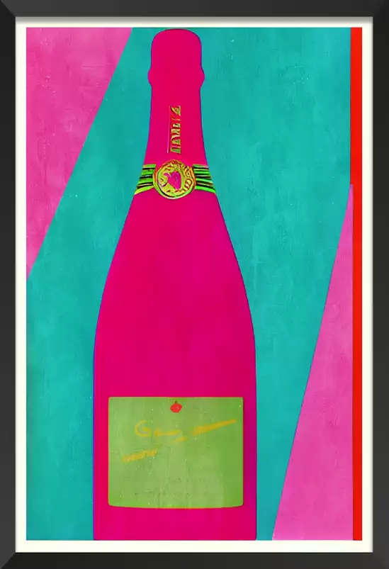 Pink Champagne - affiche boisson