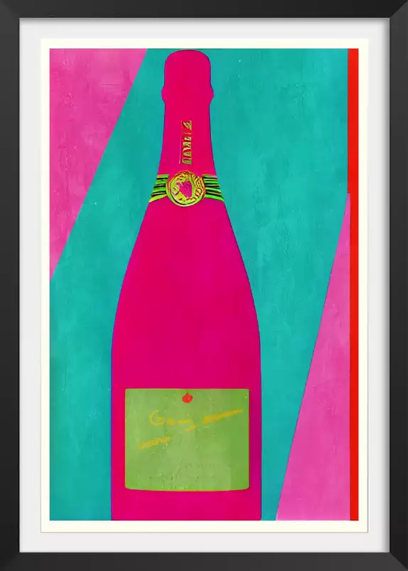 Pink Champagne - affiche boisson