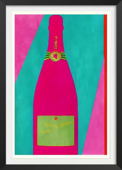 Pink Champagne - affiche boisson