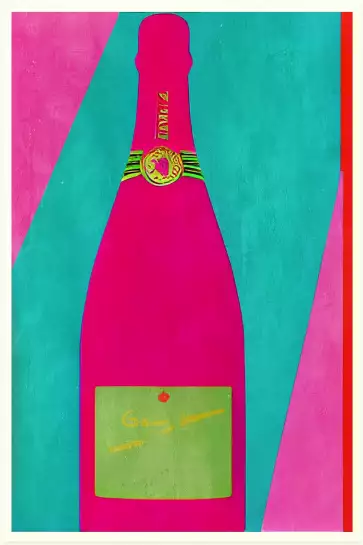 Pink Champagne - affiche boisson