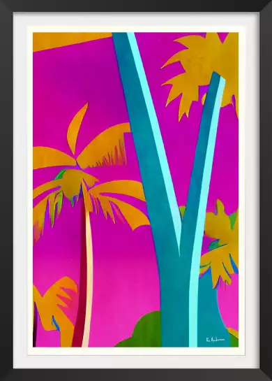 Le Lavandou - affiches palmiers