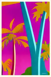 Le Lavandou - affiches palmiers