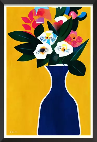 Sunshine Flowers - tableau art contemporain