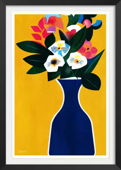 Sunshine Flowers - tableau art contemporain