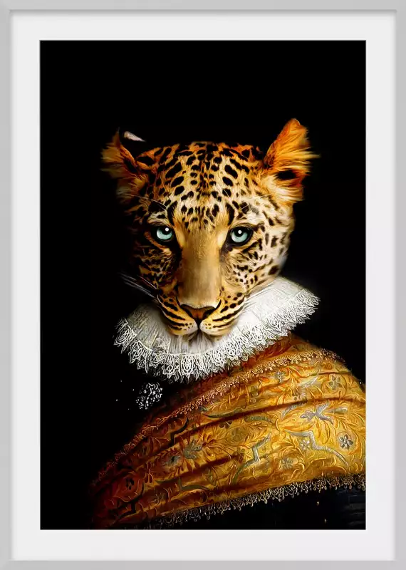 Kick le leopard Poster d' animaux habillés