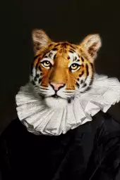 Maurice le tigre - tableau animaux habillés