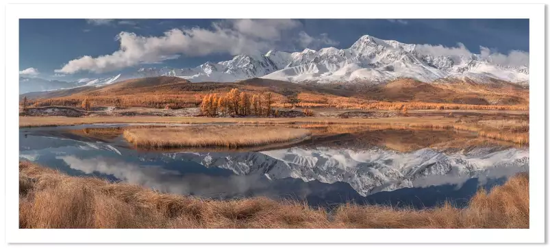 Miroir et montagne - paysage montagne