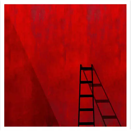 Le mur rouge - poster design