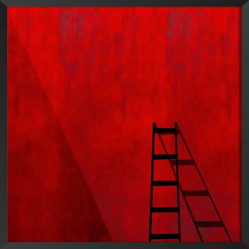 Le mur rouge - poster design