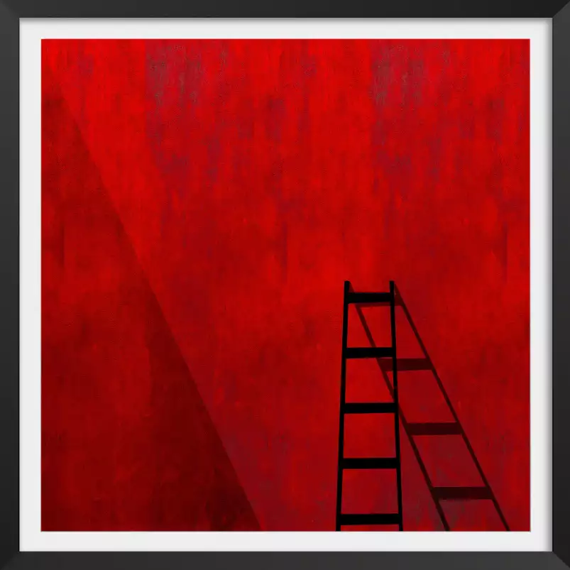 Le mur rouge - poster design