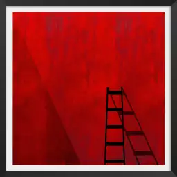 Le mur rouge - poster design