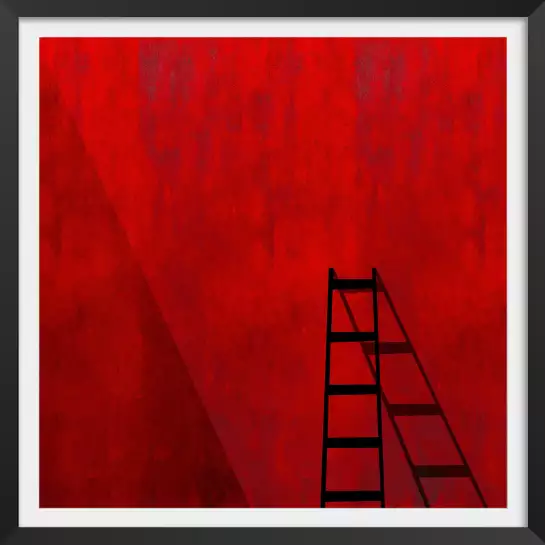 Le mur rouge - poster design