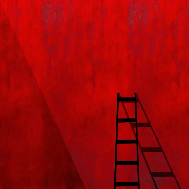 Le mur rouge - poster design