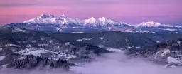 Montagne tatra - tableau montagne
