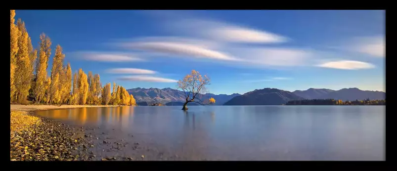 Wanaka en automne - tableau montagne