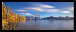 Wanaka en automne - tableau montagne