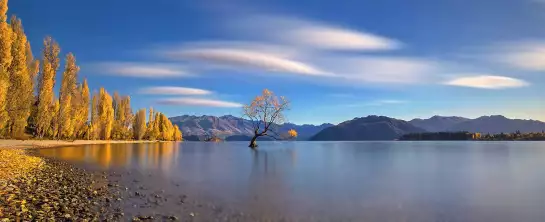 Wanaka en automne - tableau montagne