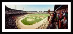 Old Comiskey Park à Chicago - affiche de sport