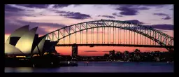 Sydney au coucher du soleil - poster ville