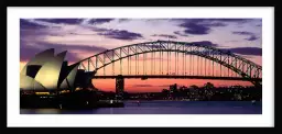 Sydney au coucher du soleil - poster ville