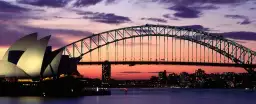 Sydney au coucher du soleil - poster ville