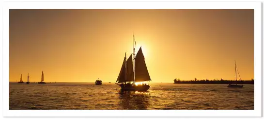 Key West - poster bateau