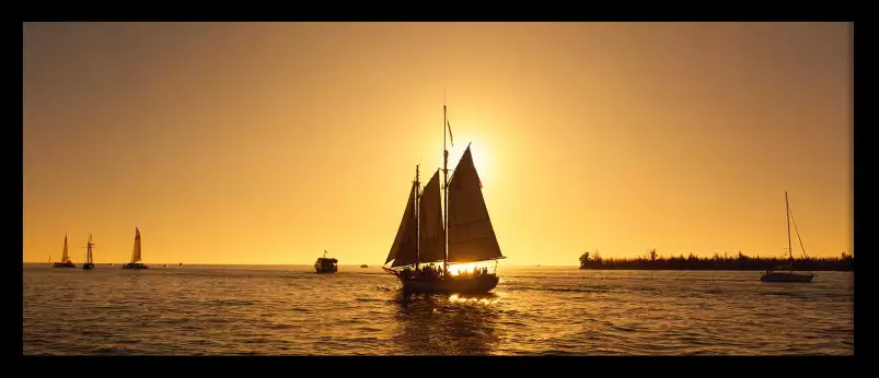 Key West - poster bateau