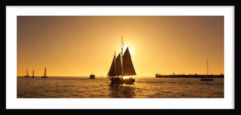 Key West - poster bateau