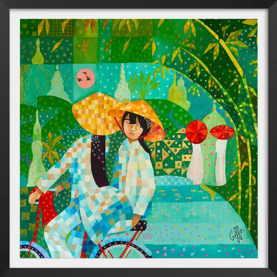 Chapeau chinois - peintures contemporaines