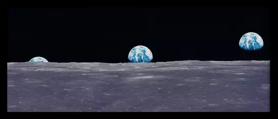 La Terre vue de la Lune - poster astronomie