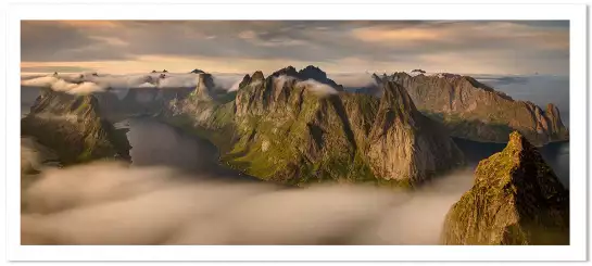 Norvegian - tableau paysage nature