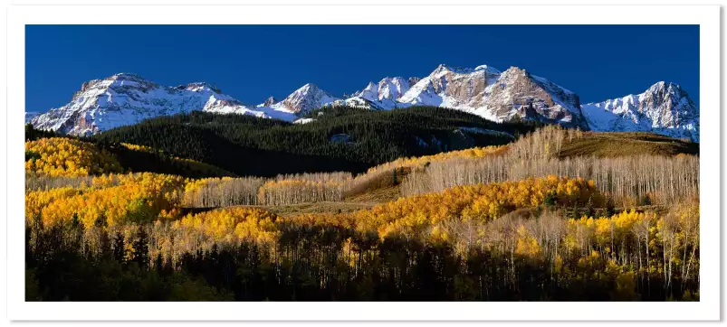 Les montagnes du Colorado - tableau montagne