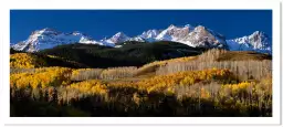 Les montagnes du Colorado - tableau montagne