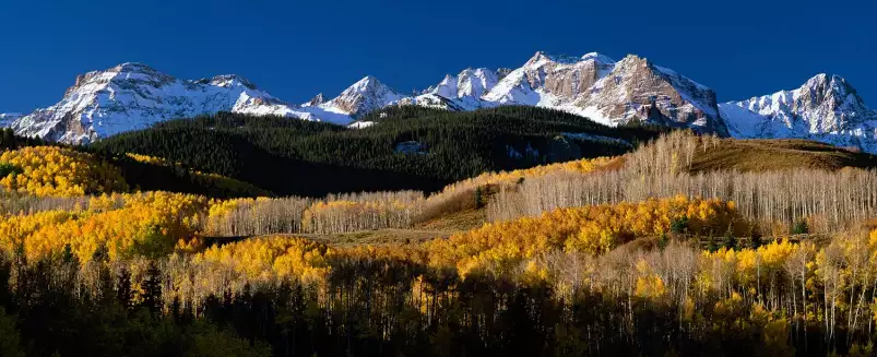 Les montagnes du Colorado - tableau montagne