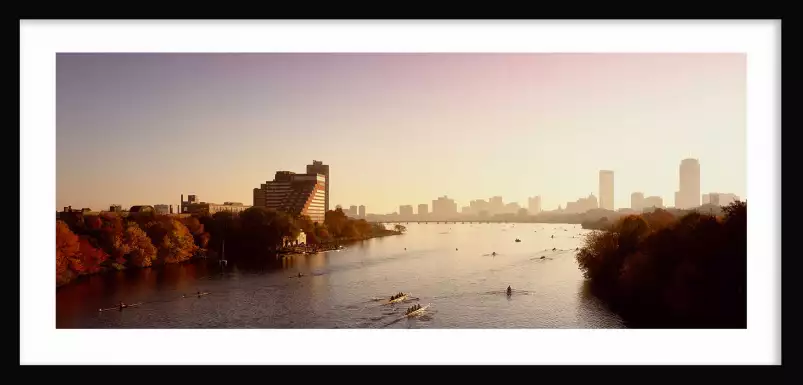 Charles River à Boston - poster ville