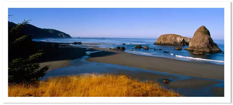 Rocks on the beach - tableau paysage mer