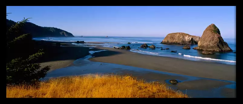 Rocks on the beach - tableau paysage mer