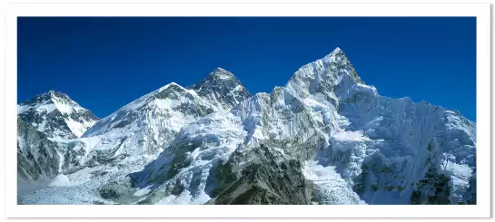 Himalaya Région de Khumba - tableau paysage montagne