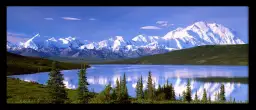 Denali en Alaska - tableau paysage montagne