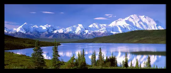 Denali en Alaska - tableau paysage montagne