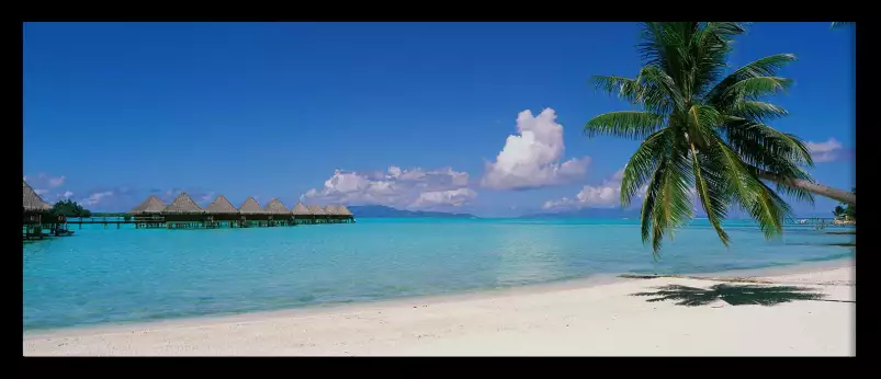 Moana Beach Tahiti - tableau paysage mer