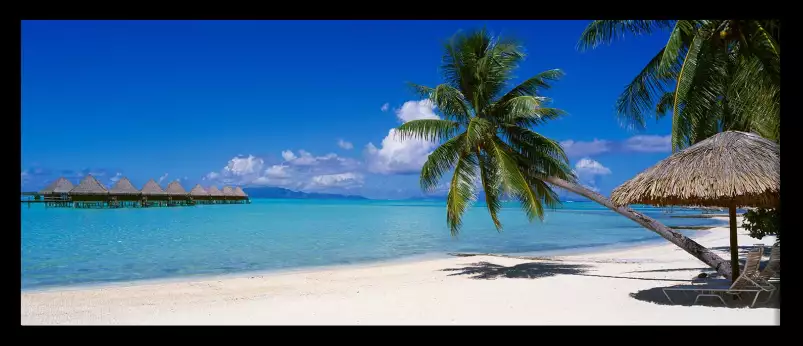 Bora Bora Polynésie française - tableau paysage mer